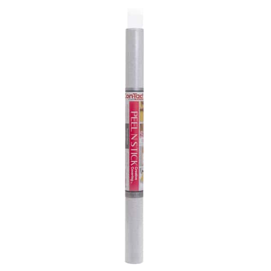 Con-Tact® 18" x 6ft. Glitter FX Silver Peel N Stick Covering
